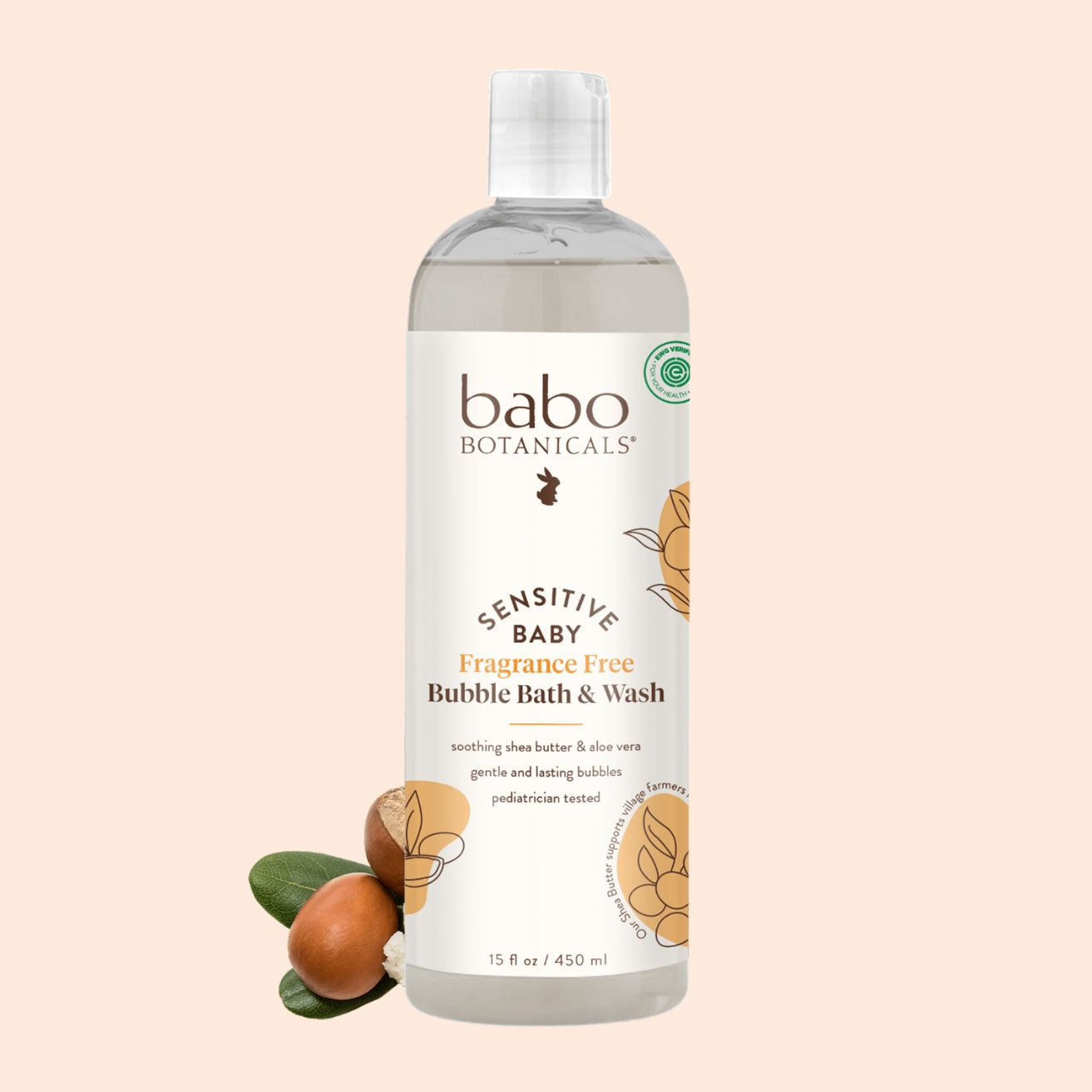 SENSITIVE BABY BUBBLE BATH & WASH