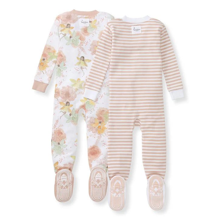 2 PACK ORGANIC COTTON PAJAMAS - FAIRY FLORAL - 1 PIEZA