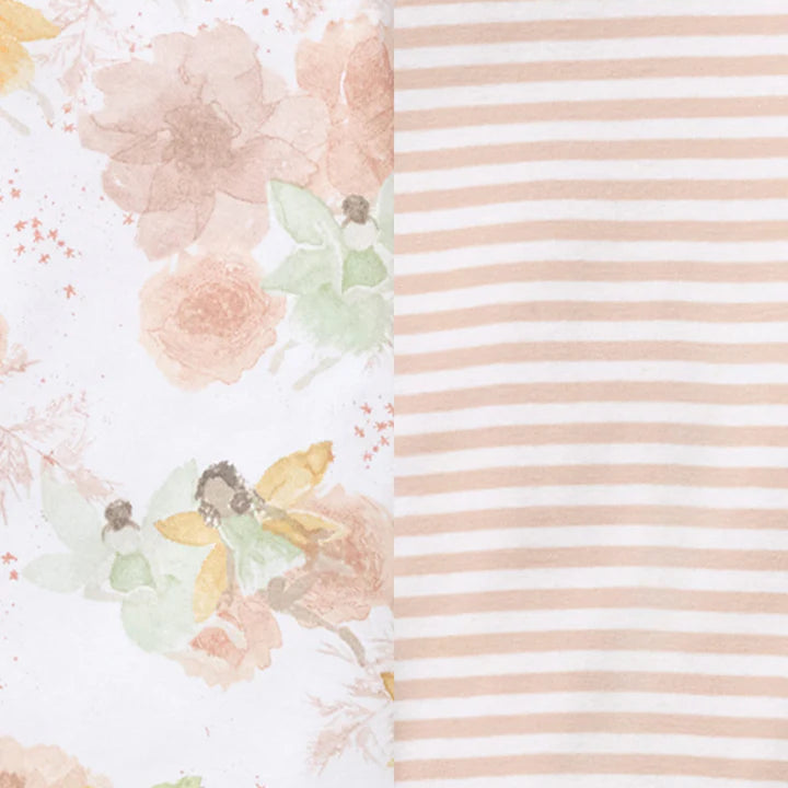 2 PACK ORGANIC COTTON PAJAMAS - FAIRY FLORAL - 1 PIEZA