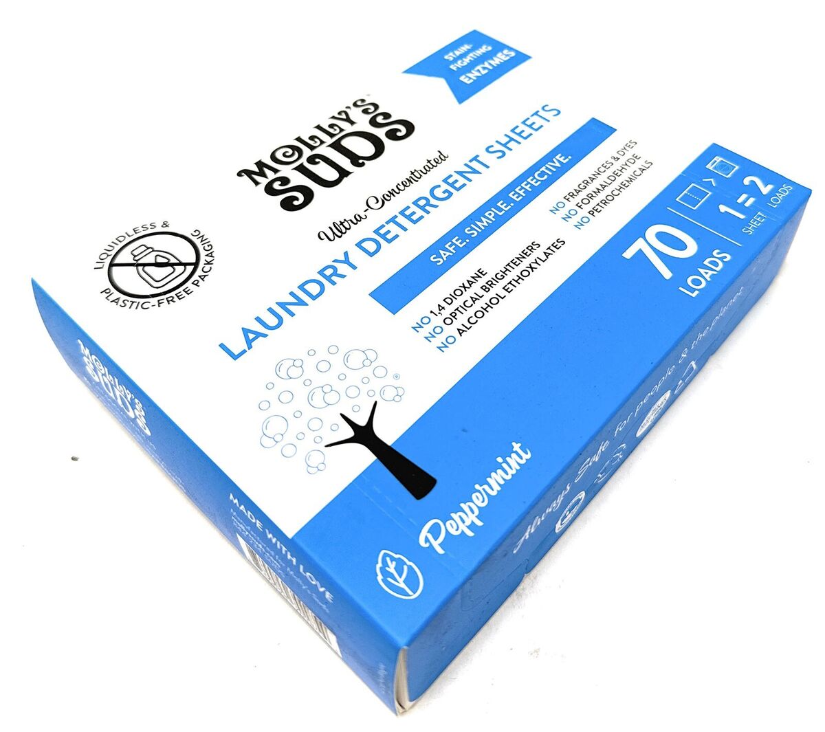 LAUNDRY DETERGENT SHEETS - PEPPERMINT