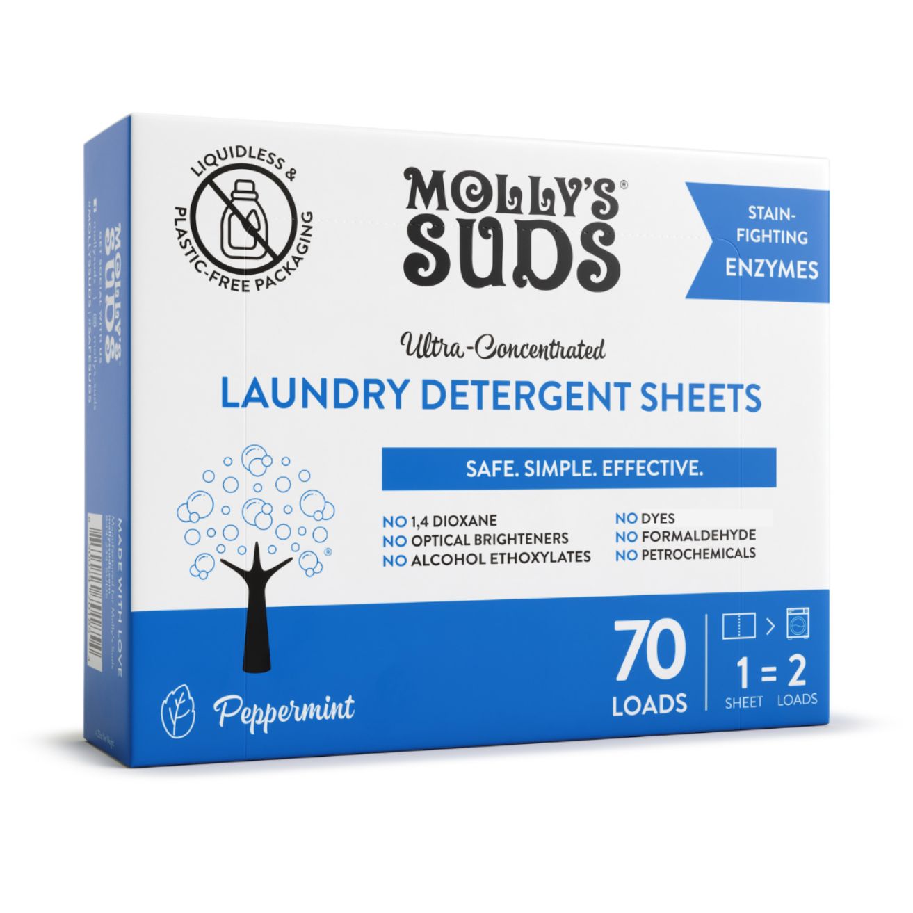 LAUNDRY DETERGENT SHEETS - PEPPERMINT