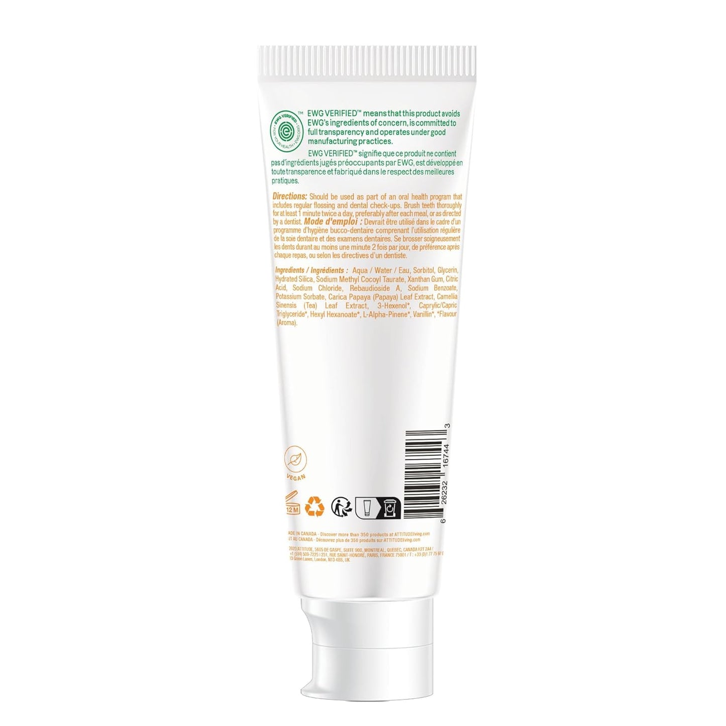 KIDS FLUORIDE-FREE TOOTHPASTE