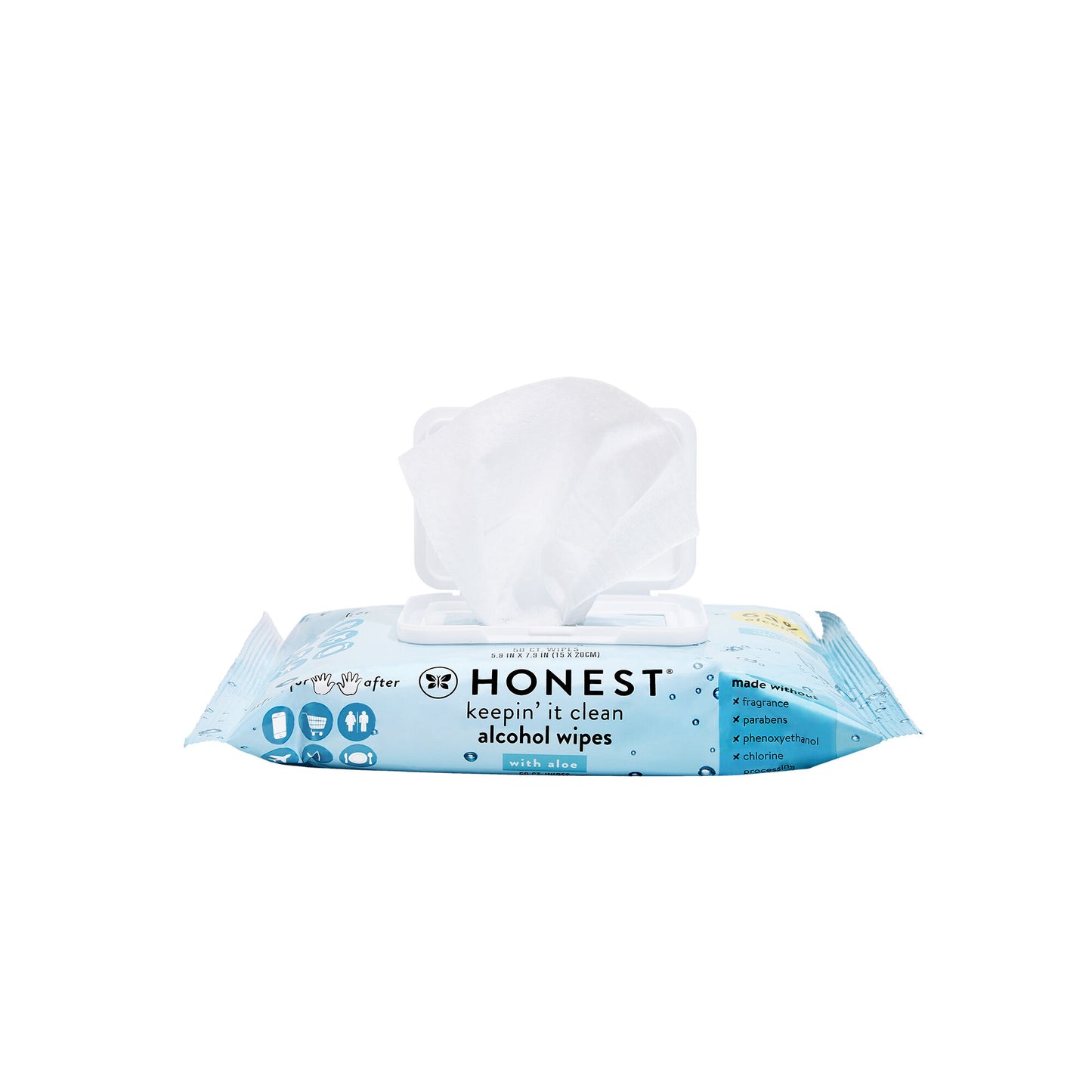 SANITIZING ALCOHOL WIPES - UNSCENTED