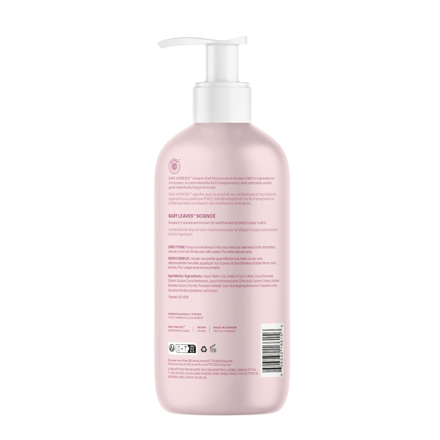 BABY 2-1 SHAMPOO + BODY WASH, UNSCENTED