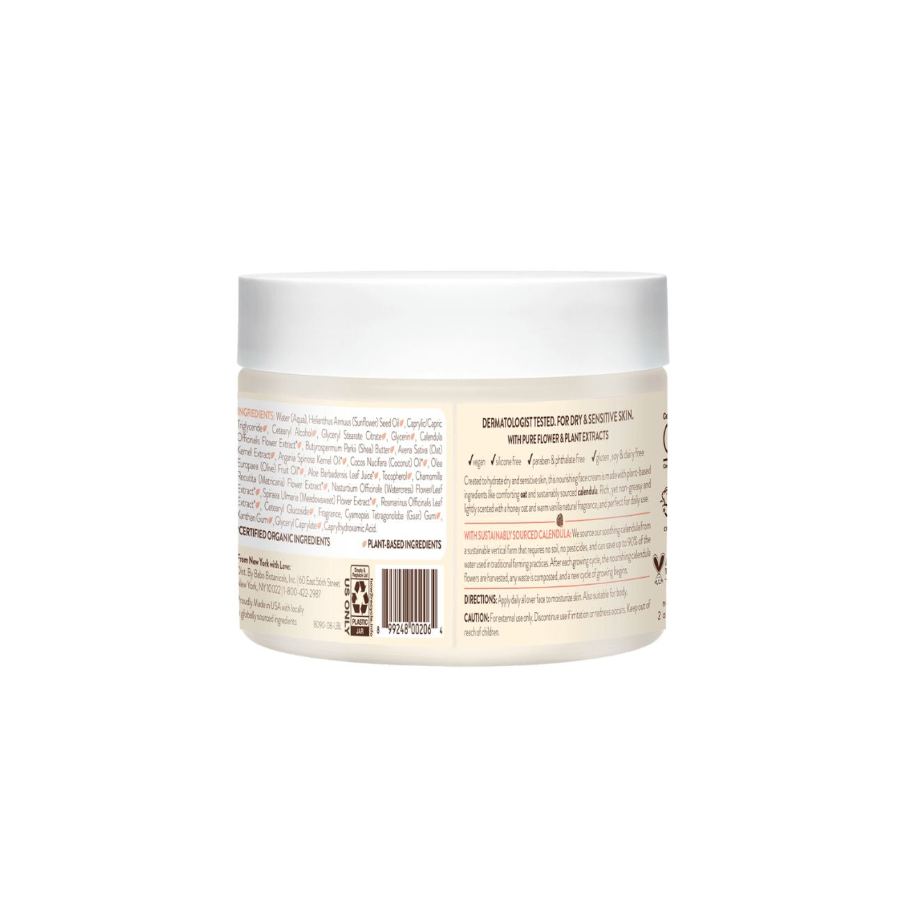 MOISTURIZING OAT & CALENDULA MIRACLE FACE CREAM