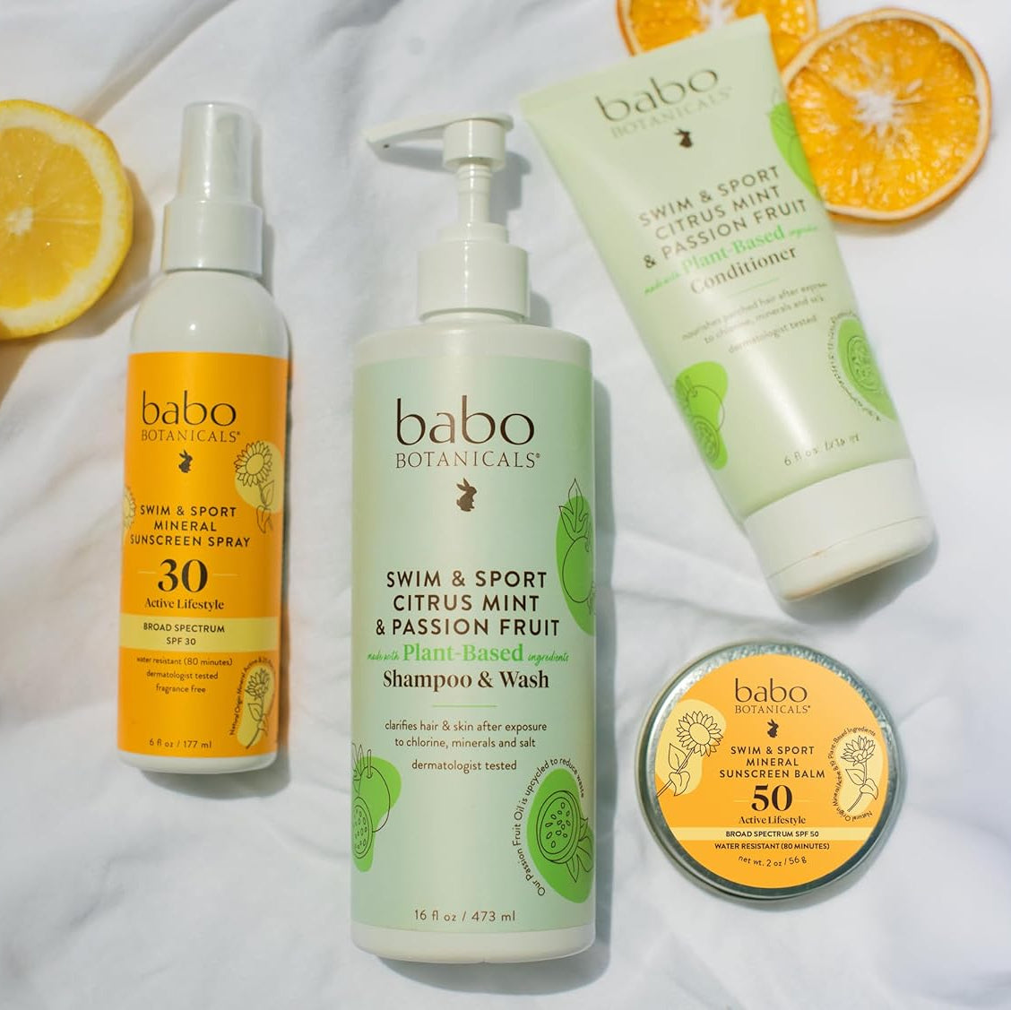 SWIM & SPORT CITRUS MINT & PASSION FRUIT SHAMPOO & WASH