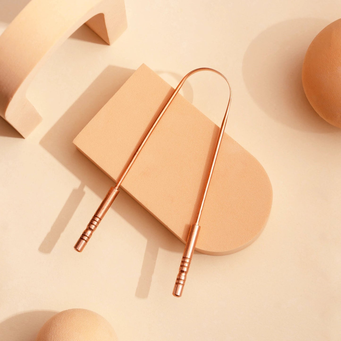 PURE COPPER TONGUE SCRAPER