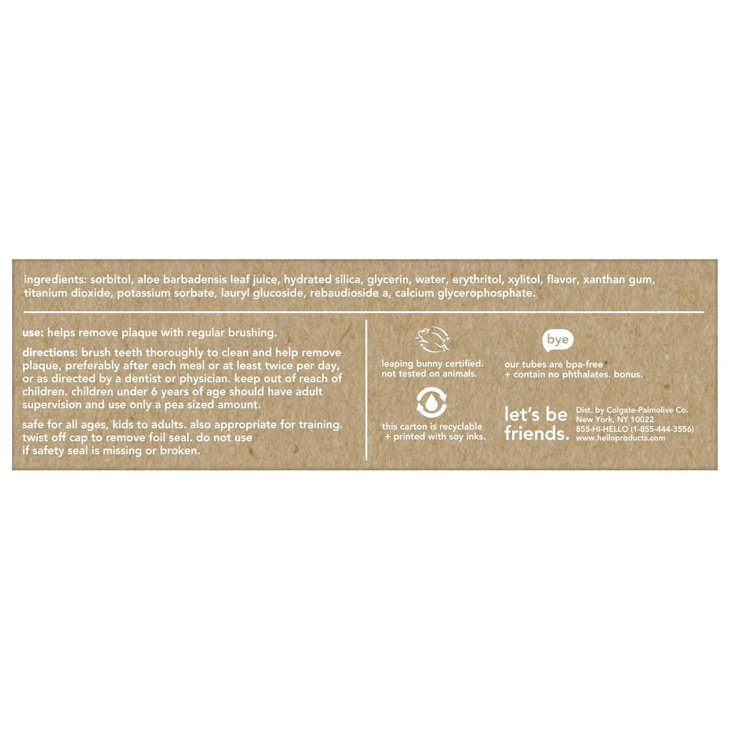 PASTA DE DIENTE PARA NIÑOS 2+ LIBRE DE FLUOR - FRESH WATERMELON