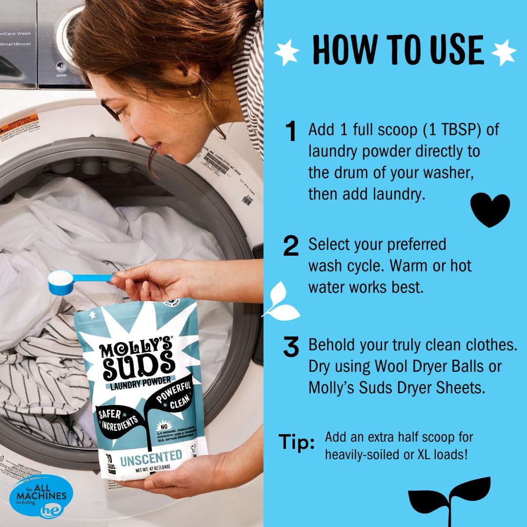 LAUNDRY DETERGENT POWDER - PEPPERMINT