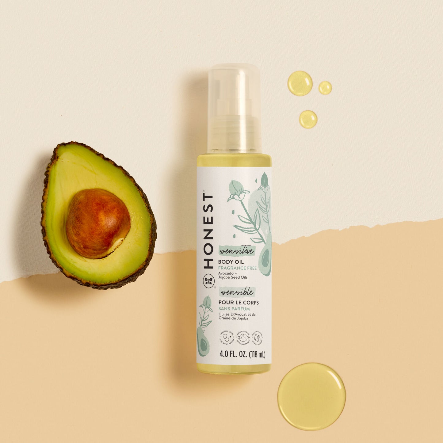 BODY OIL, SENSITIVE