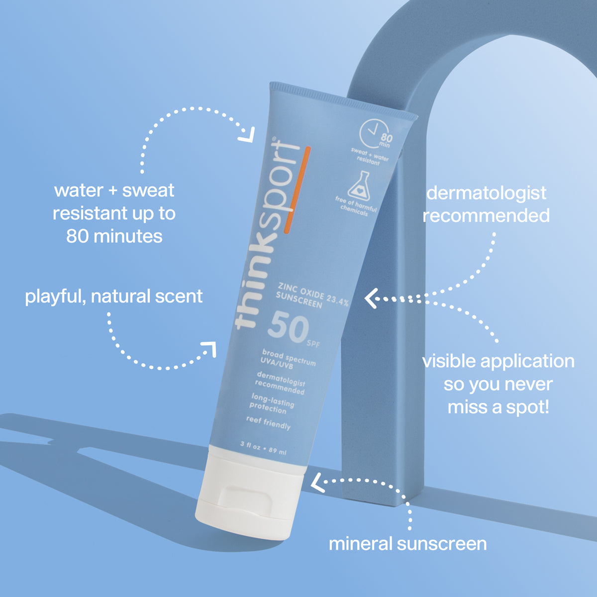 THINKSPORT SAFE SUNSCREEN SPF50+