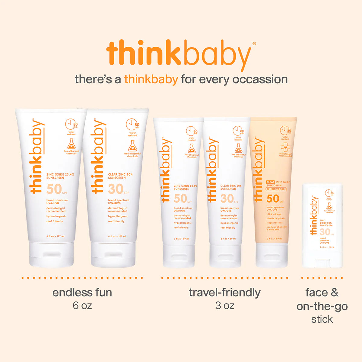 THINKBABY SAFE SUNSCREEN STICK SPF 30+