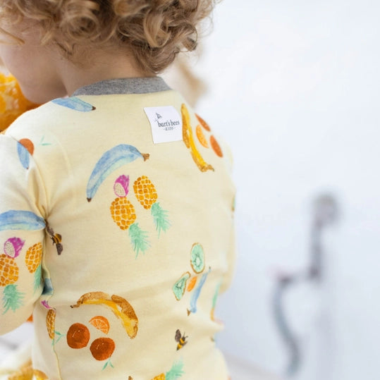 ORGANIC COTTON PAJAMAS - PLAY WITH YOUR FOOD - 1 PIEZA