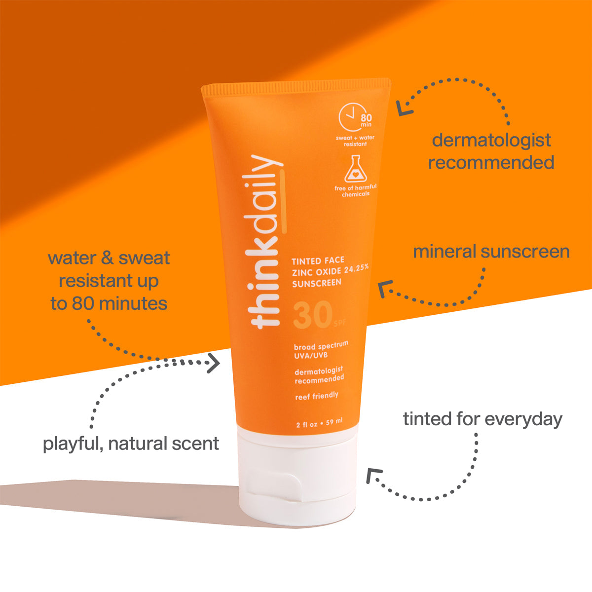 THINKDAILY NATURALLY TINTED SPF30+