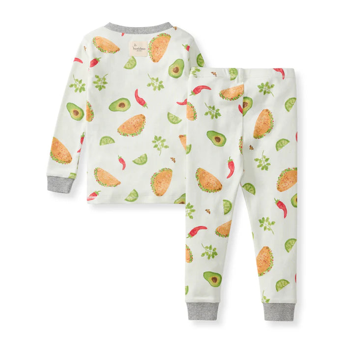 ORGANIC COTTON PAJAMAS - TACO TUESDAY - 2 PIEZAS