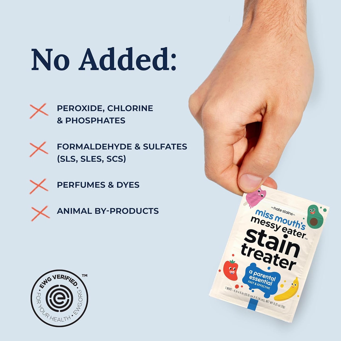 MESSY EATER STAIN TREATER WIPES