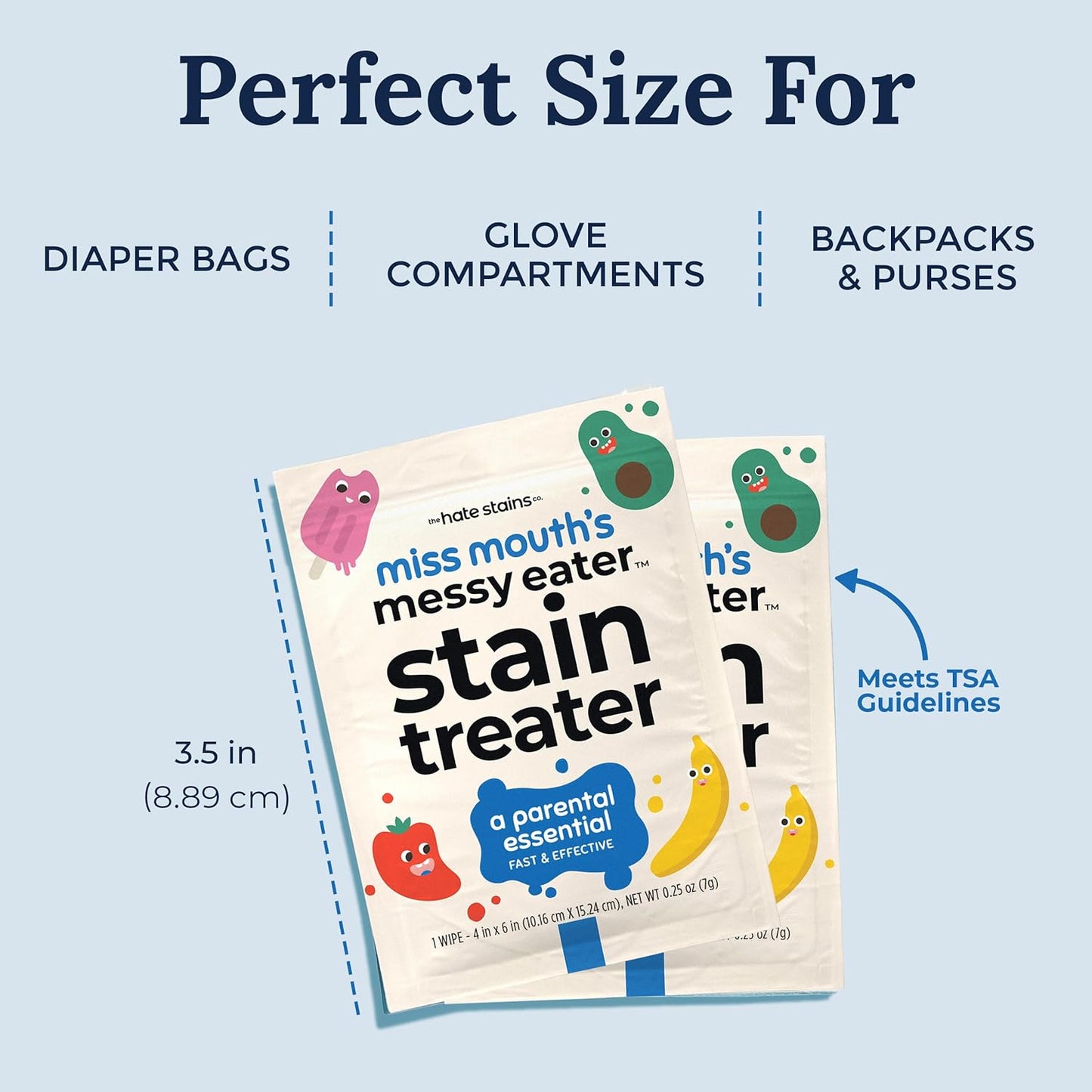 MESSY EATER STAIN TREATER WIPES