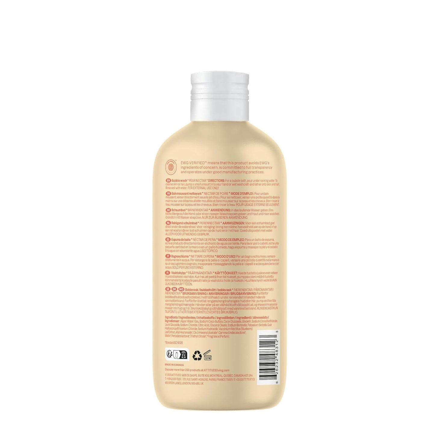 BABY BUBBLE WASH, PEAR NECTAR