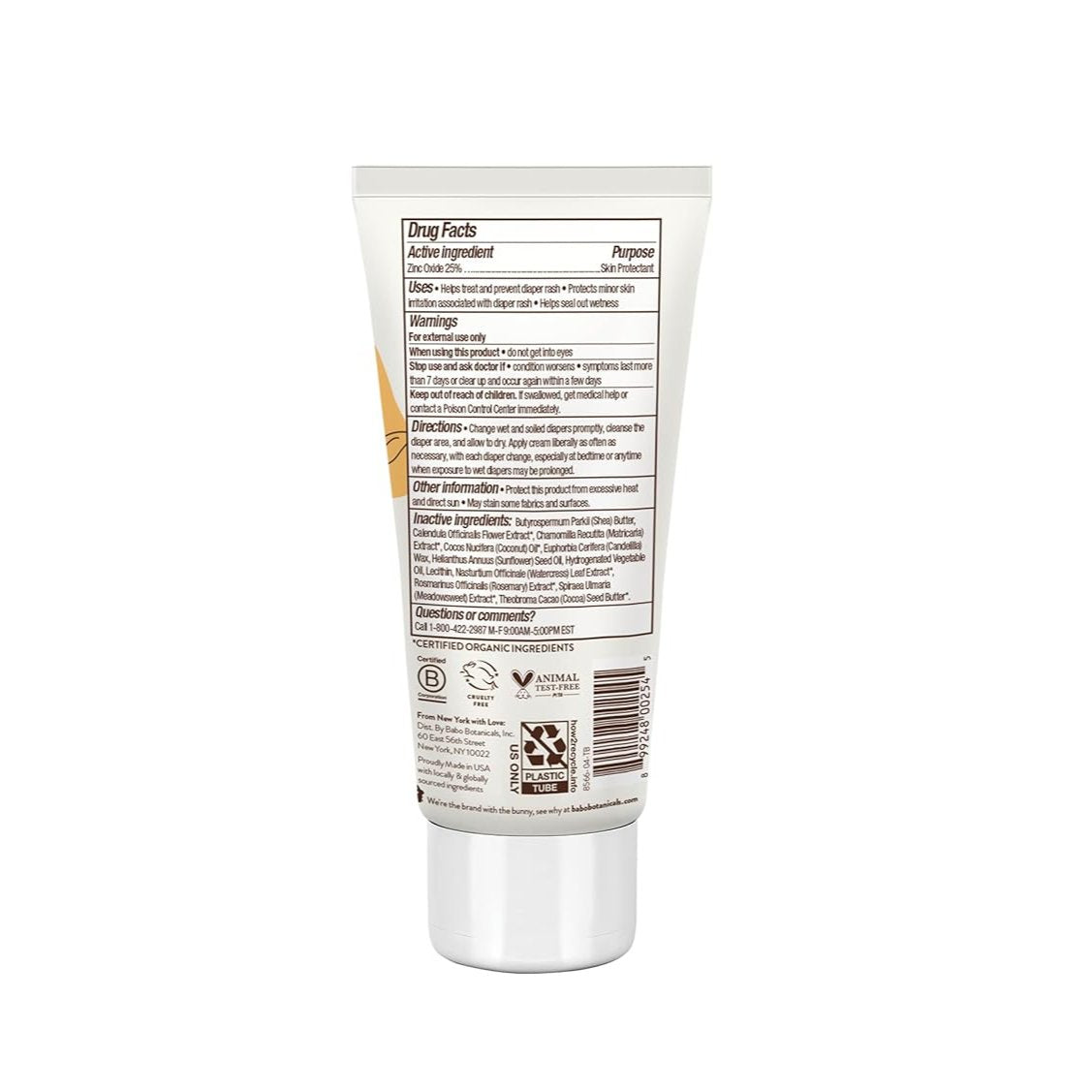 SENSITIVE BABY ZINC DIAPER RASH CREAM