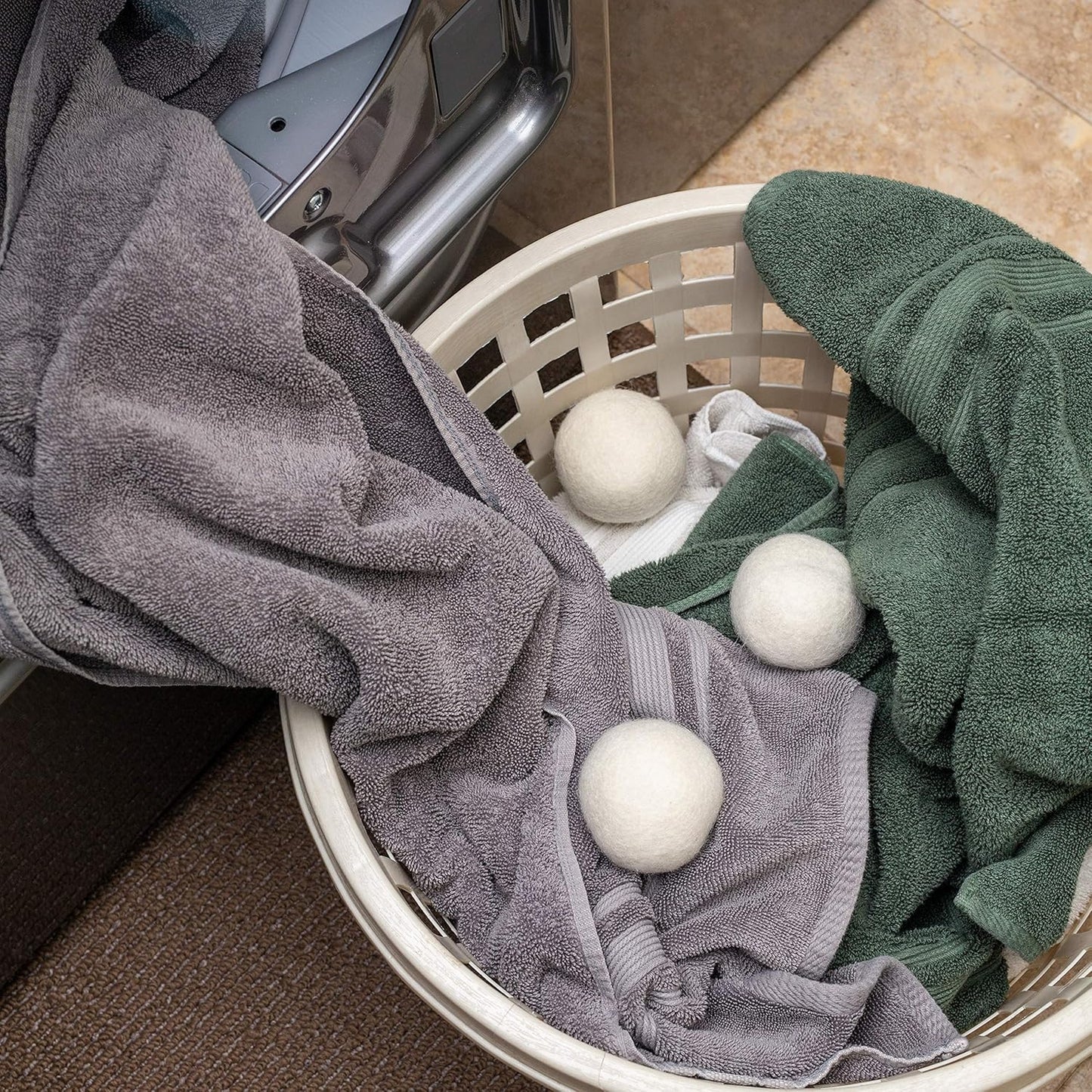 Wool Dryer Balls Organic XL 6-Pack