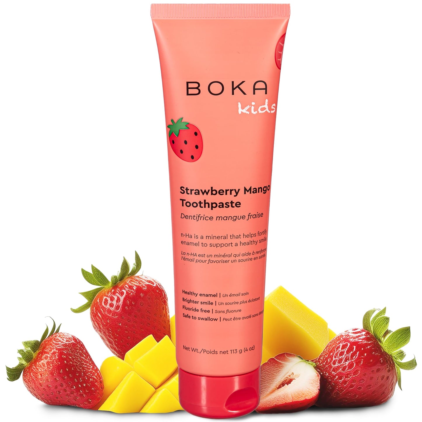KIDS TOOTHPASTE (N-HA) STRAWBERRY MANGO