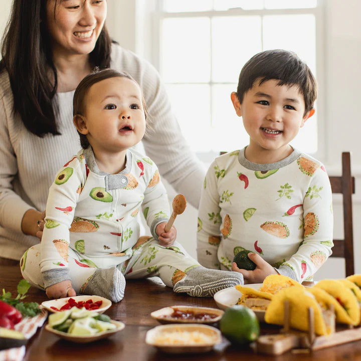 ORGANIC COTTON PAJAMAS - TACO TUESDAY - 2 PIEZAS