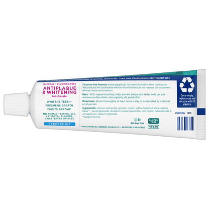 ANTIPLAQUE AND WHITENING TOOTHPASTE - PEPPERMINT