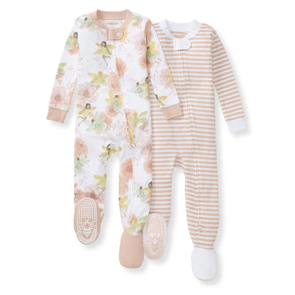 2 PACK ORGANIC COTTON PAJAMAS - FAIRY FLORAL - 1 PIEZA