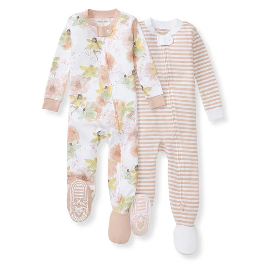 2 PACK ORGANIC COTTON PAJAMAS - FAIRY FLORAL - 1 PIEZA