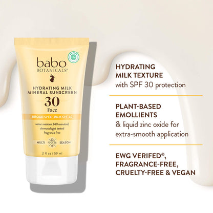 HYDRATING MILK MINERAL FACE SUNSCREEN