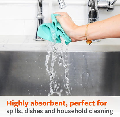 REUSABLE CELLULOSE SPONGE CLOTHS - 3 PACK