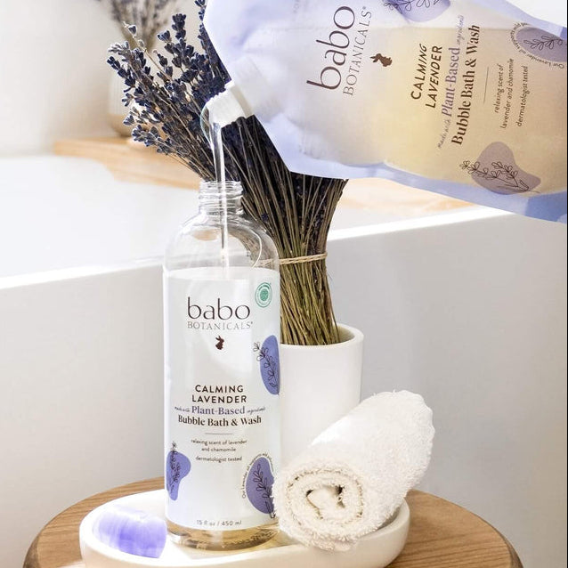 CALMING LAVENDER BUBBLE BATH & WASH