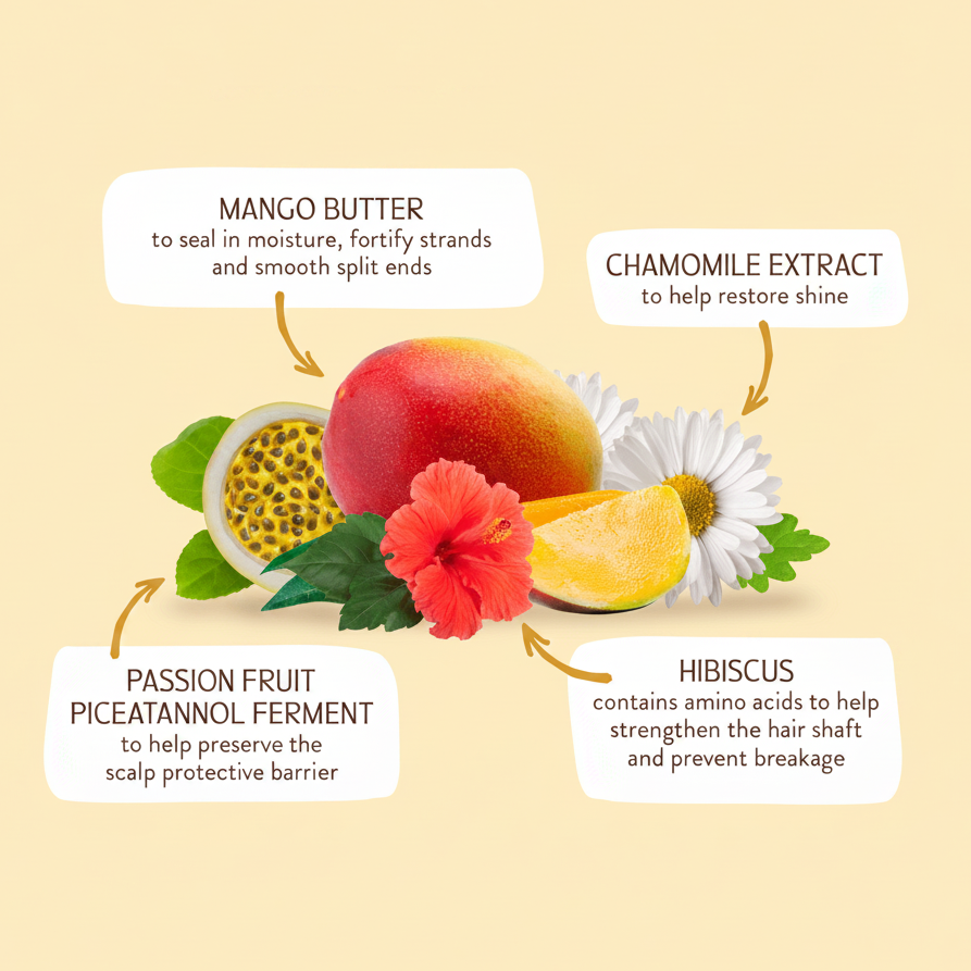 NOURISING MANGO & HIBISCUS SHAMPOO BAR