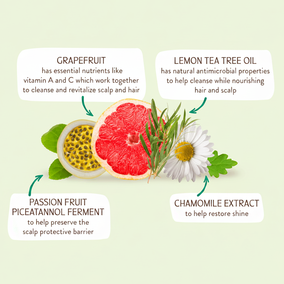 VOLUMIZING TEA TREE & GRAPEFRUIT SHAMPOO BAR
