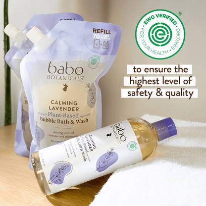CALMING LAVENDER BUBBLE BATH & WASH