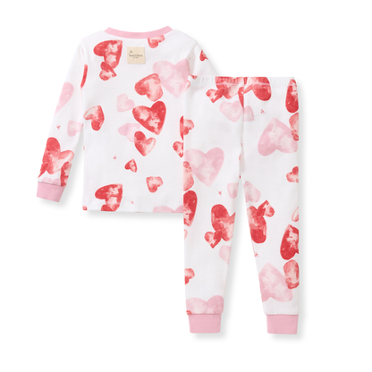 ORGANIC COTTON PAJAMAS - I HEART YOU - 2 PIEZAS