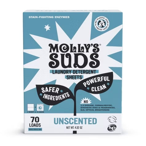 LAUNDRY DETERGENT SHEETS - UNSCENTED