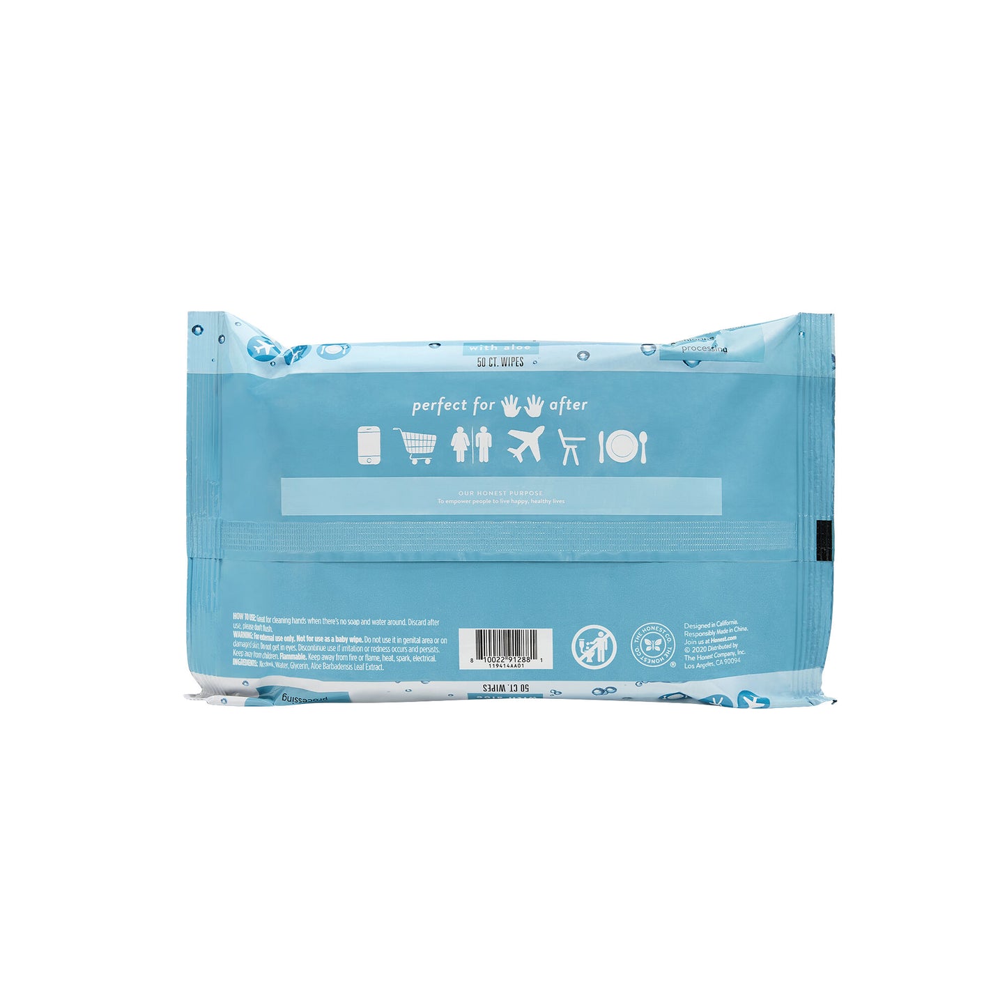 SANITIZING ALCOHOL WIPES - UNSCENTED