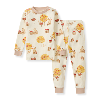 ORGANIC COTTON PAJAMAS - APPLE SEASON - 2 PIEZAS