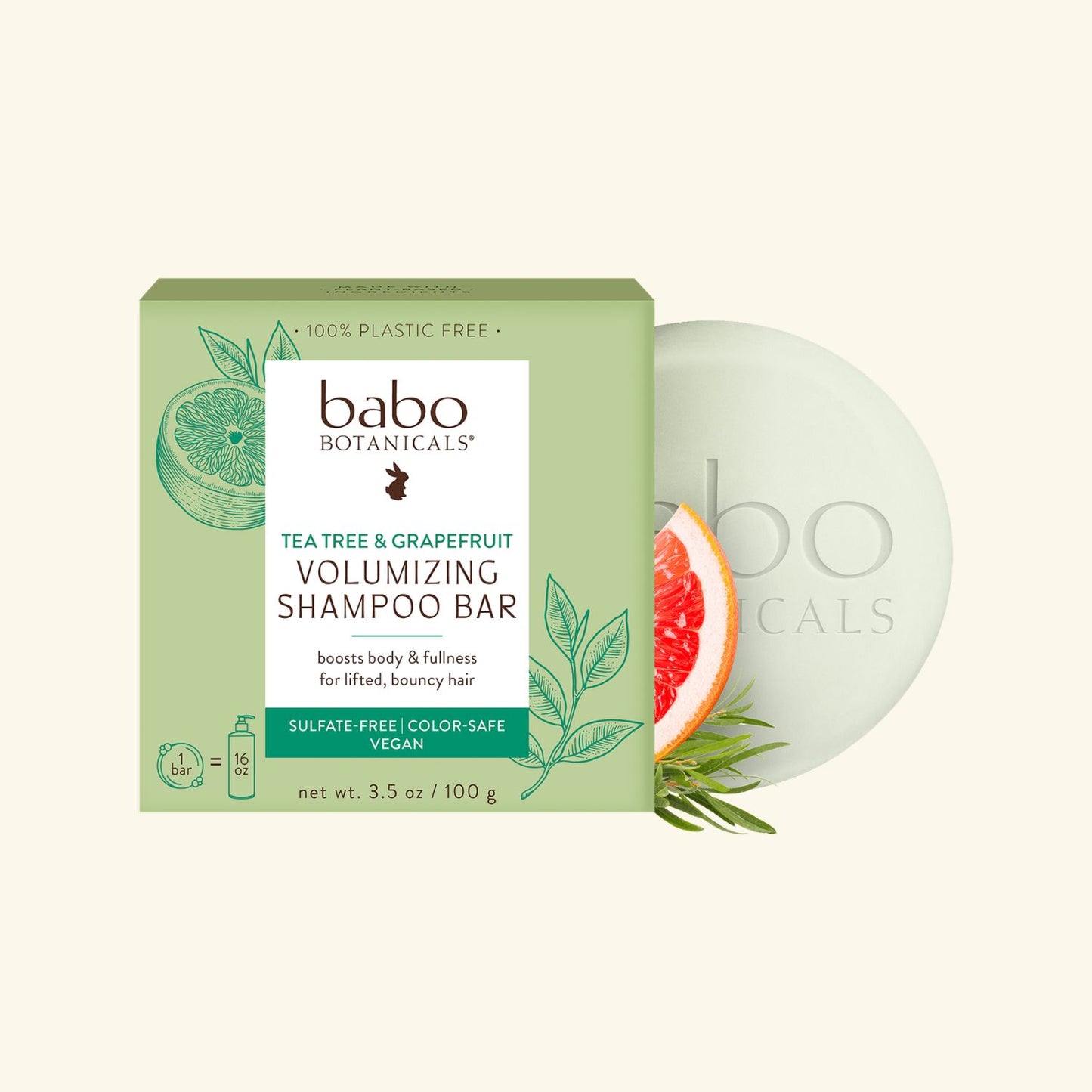 VOLUMIZING TEA TREE & GRAPEFRUIT SHAMPOO BAR