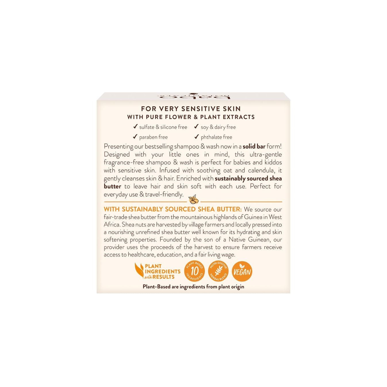 SENSITIVE BABY SHAMPOO & WASH BAR