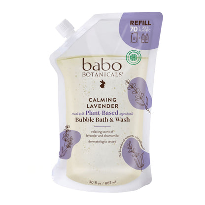 CALMING LAVENDER BUBBLE BATH & WASH