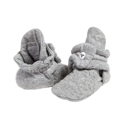 QUILTED ORGANIC COTTON BABY BOOTIES