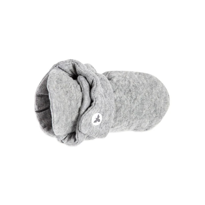 QUILTED ORGANIC COTTON BABY BOOTIES