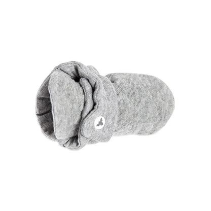 QUILTED ORGANIC COTTON BABY BOOTIES