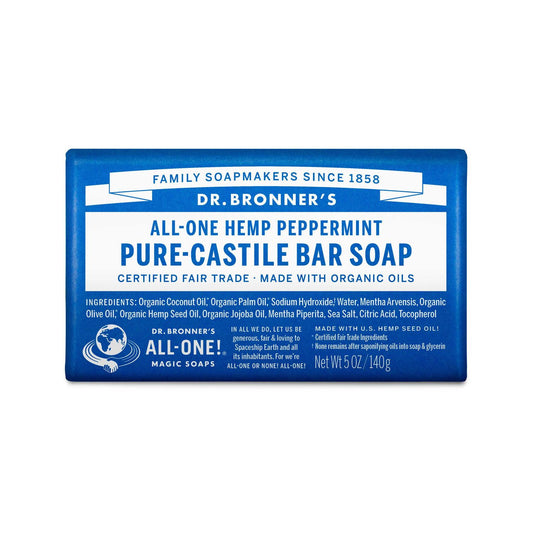 PURE CASTILE SOAP BAR - PEPPERMINT