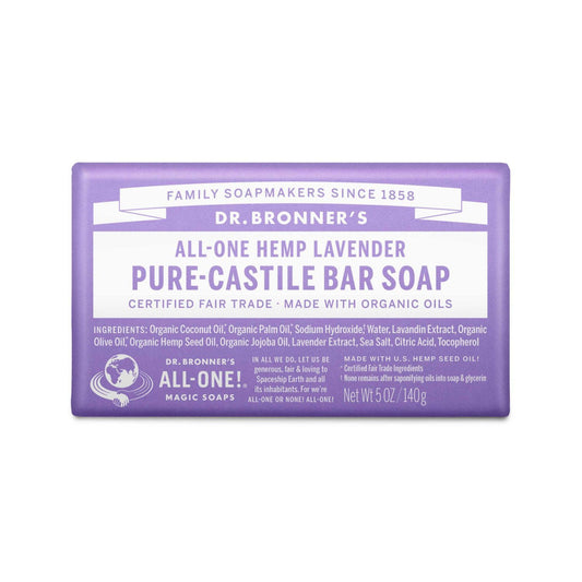 PURE CASTILE SOAP BAR - LAVENDER