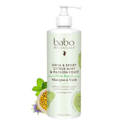 SWIM & SPORT CITRUS MINT & PASSION FRUIT SHAMPOO & WASH