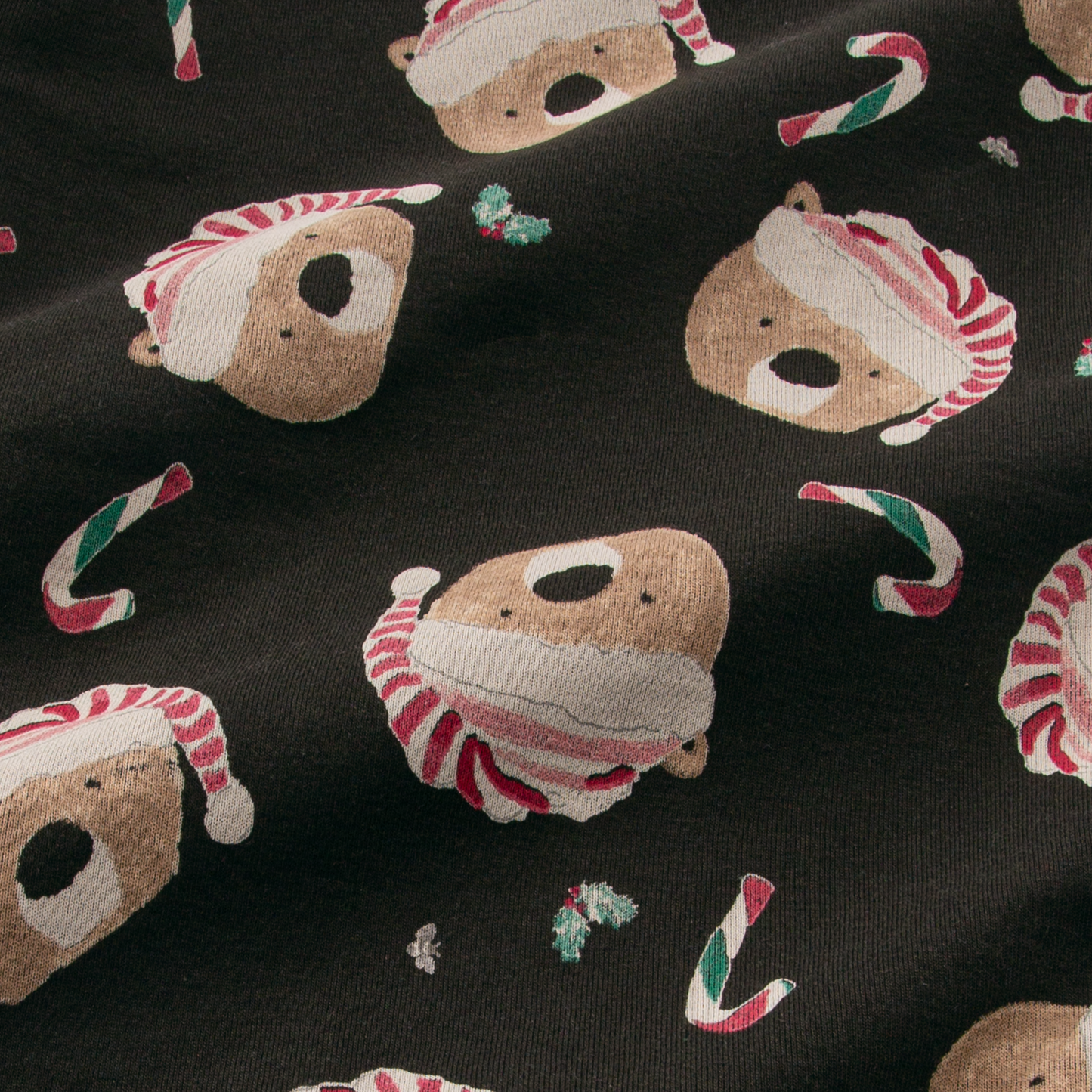 ORGANIC COTTON PAJAMAS - CANDY CANE BEARS - 2 PIEZAS