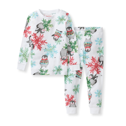 ORGANIC COTTON PAJAMAS - COZY PENGUINS - 2 PIEZAS